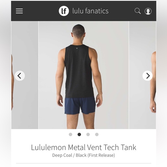 (84)Lululemon Metal vent tech tank - Picture 1 of 5